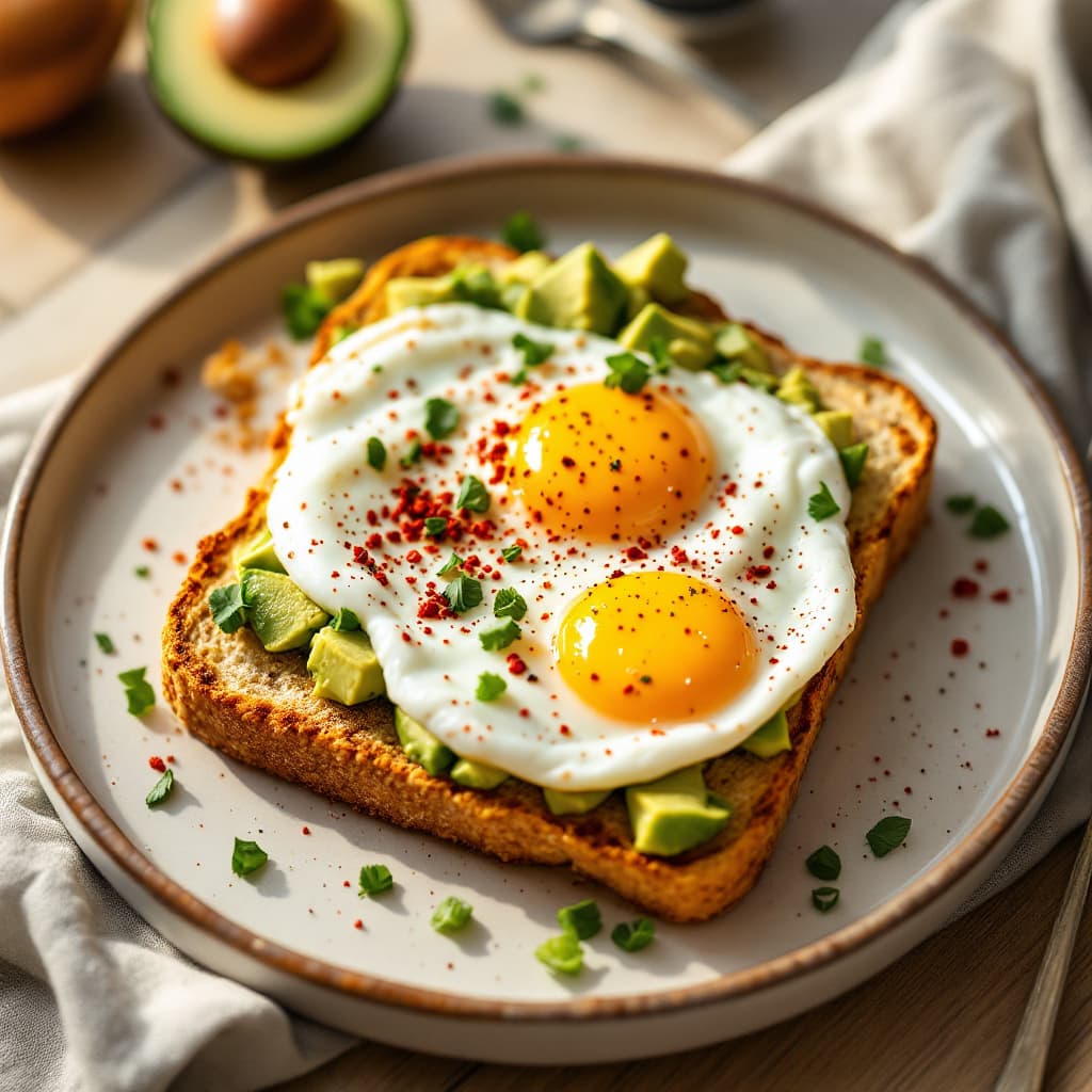 Avocado Toast with Eggs