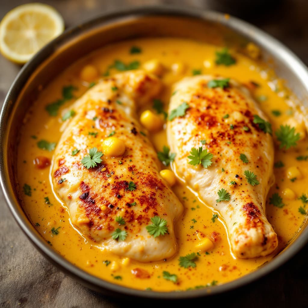 Petto di pollo al latte di cocco