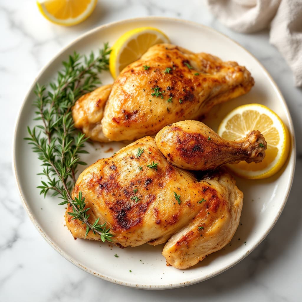 Roasted Chicken with Lemon and Thyme