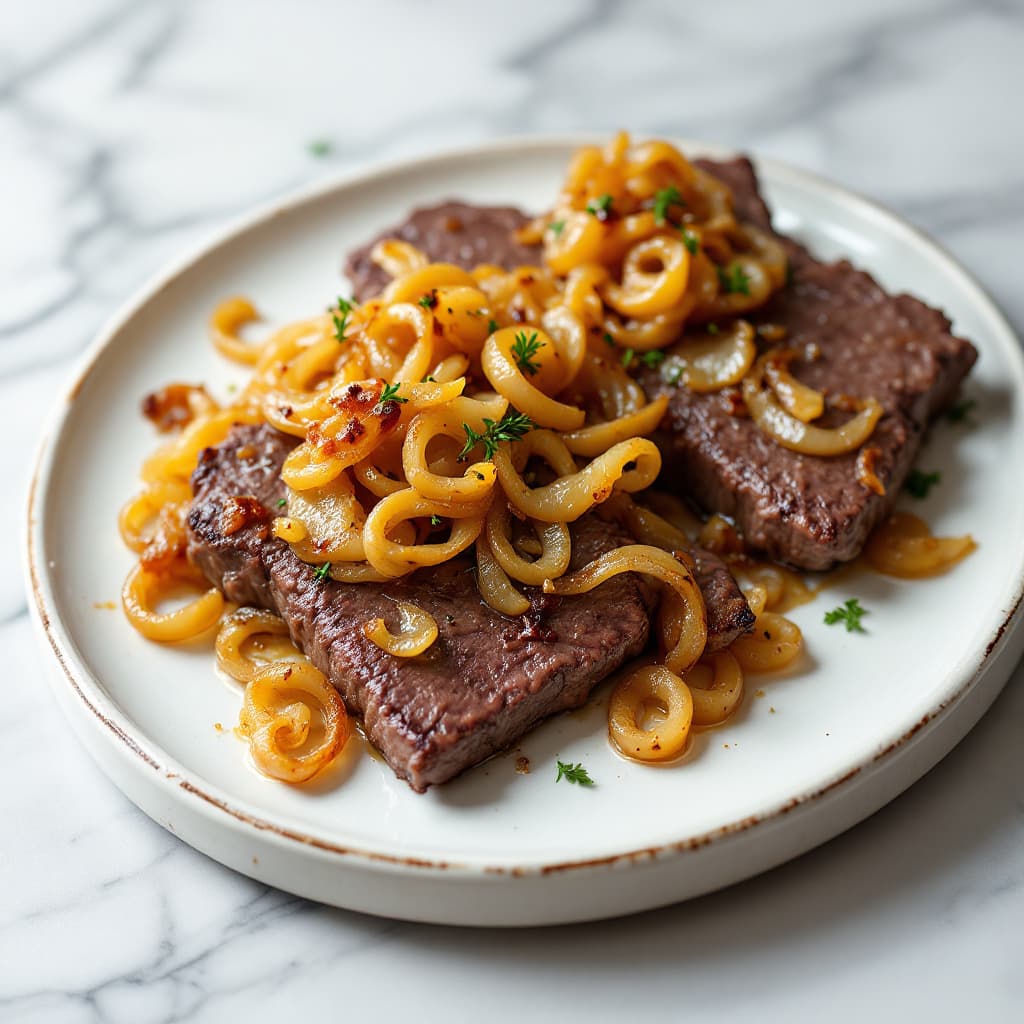 Beef Liver with Onions