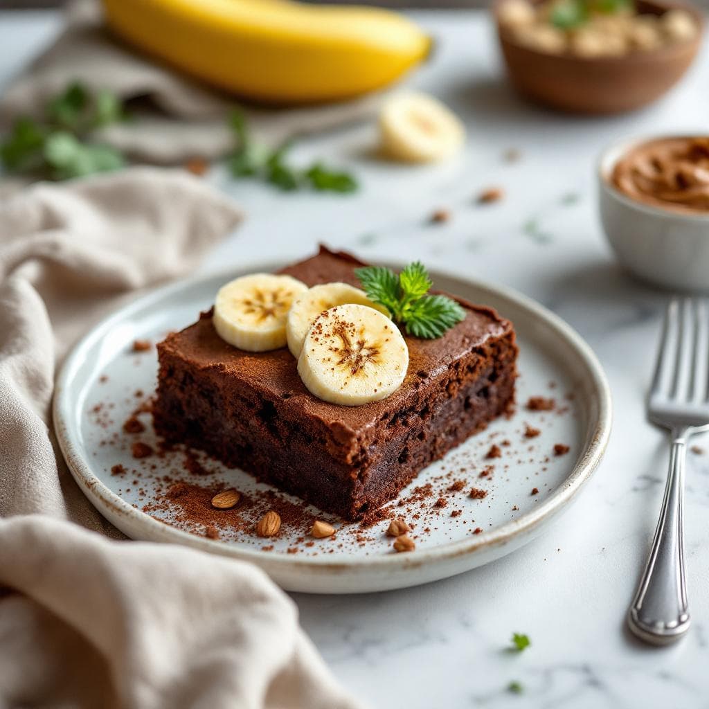 Sugar-free chocolate brownie